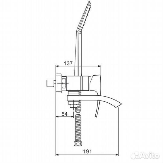 Смеситель для ванны Gappo G3207-6