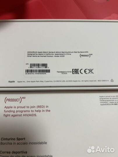 Apple Watch series 6 40 mm