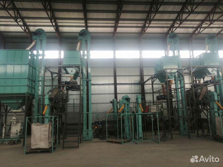 Подработка зерна с/х