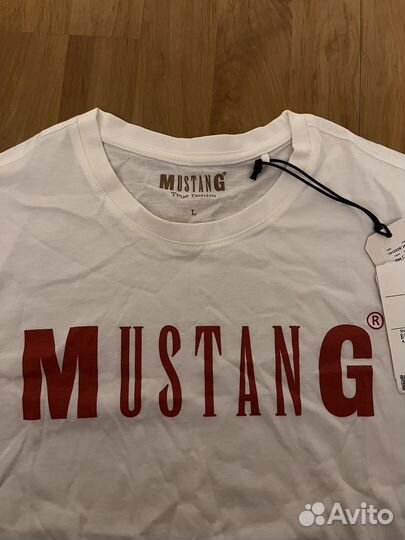 Новая футболка хлопок Mustang из Голландии L
