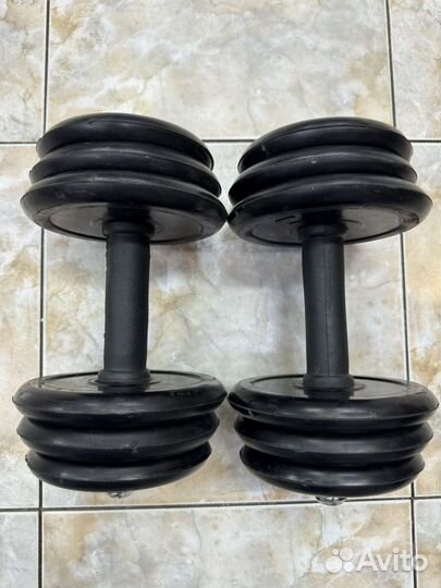Гантели пара 10кг (2 штуки)