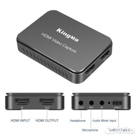 Карта видеозахвата KingMa BMU031 hdmi-USB 3.0