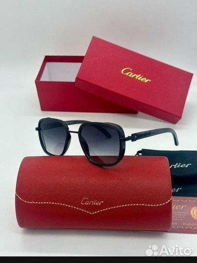 Солнцезащитные имиджевые очки мужские cartier