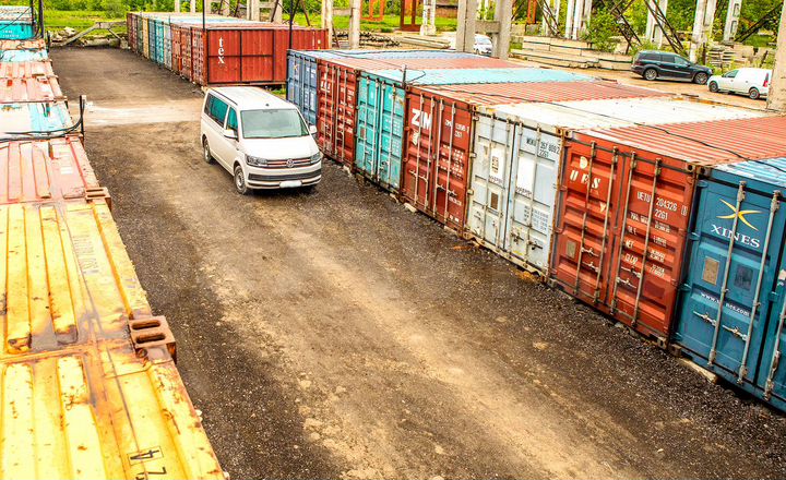 Аренда 40-футового контейнера под склад (30м²)