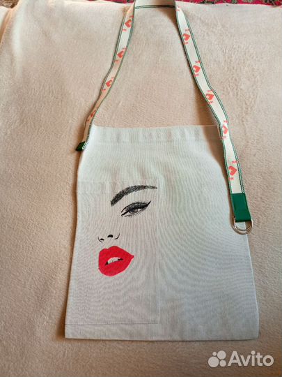 Cумка ручная роспись,shopper