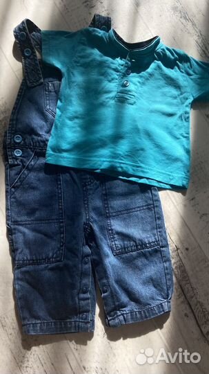 Полу комбинезон футболка 68-74