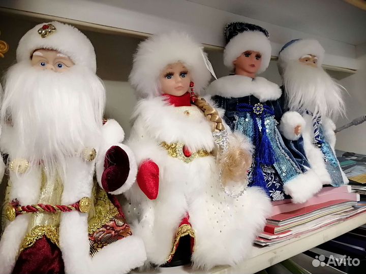 Дед мороз и снегурочка поющие игрушки