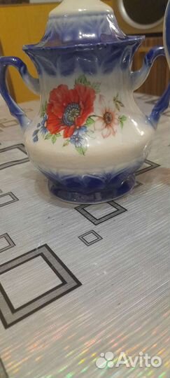 Заварочный чайник и сахарница СССР