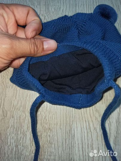 Шапочка и снуд вязанные демисезон 40