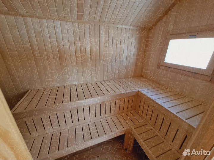 Деревянная баня под ключ