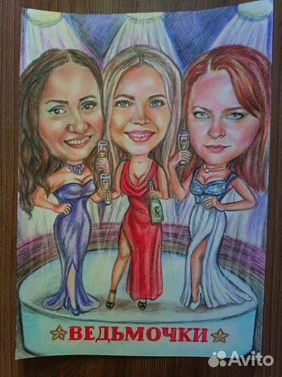 Шаржи по фото на заказ