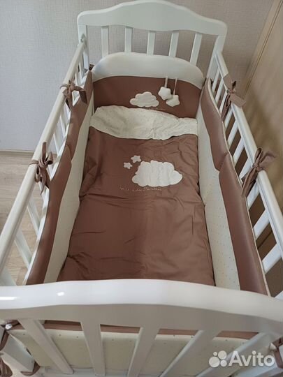 Комплект в детскую кроватку Perina 6 предметов