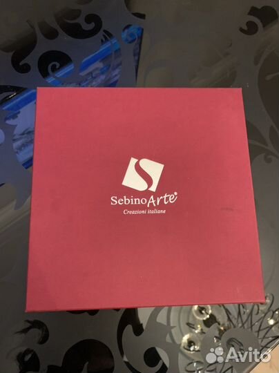 Часы настенные Веницианское стекло