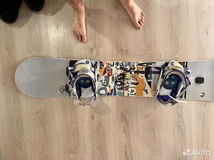 Сноуборд 154см и ботинки