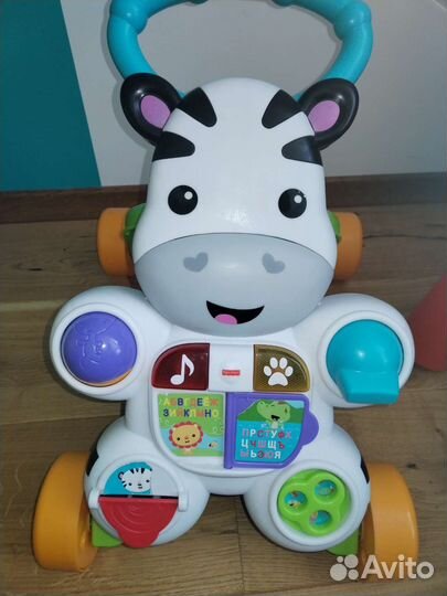 Ходунки-каталка Зебра fisher-price