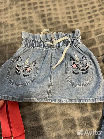 Бронь до 01.08 Вещи пакетом на девочку 98