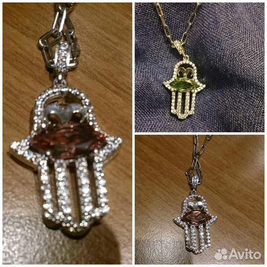 Султанит в серебре