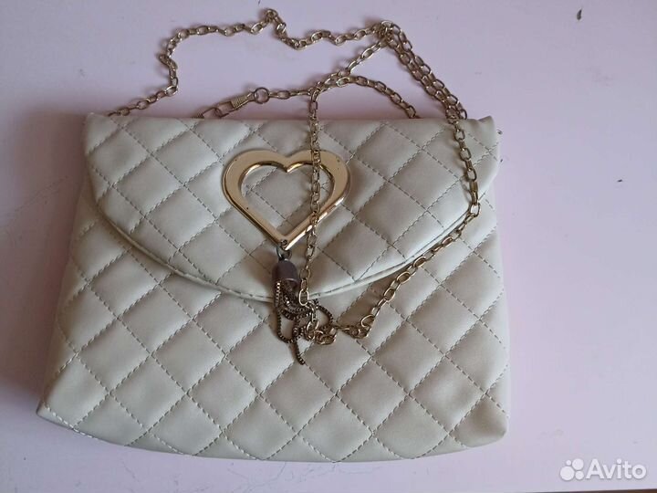 Клатч женский бежевый