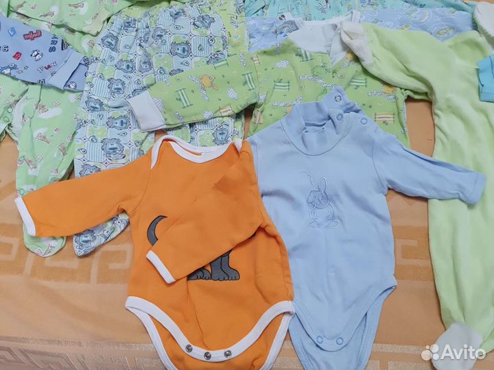 Вещи на грудничка пакетом 53-56-62