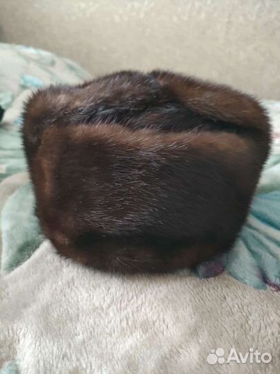 Норковая шапка мужская