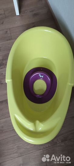 Ванна детская для купания зелёная
