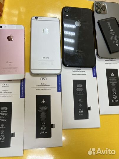 Аккумуляторы для iPhone 6/7/8/X/Xr/11/12/13/14/15