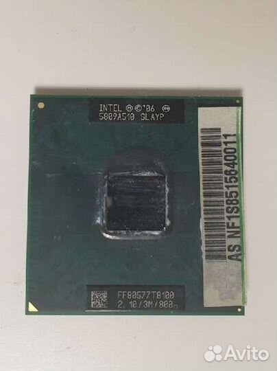 Процессор intel Core 2 Duo T8100