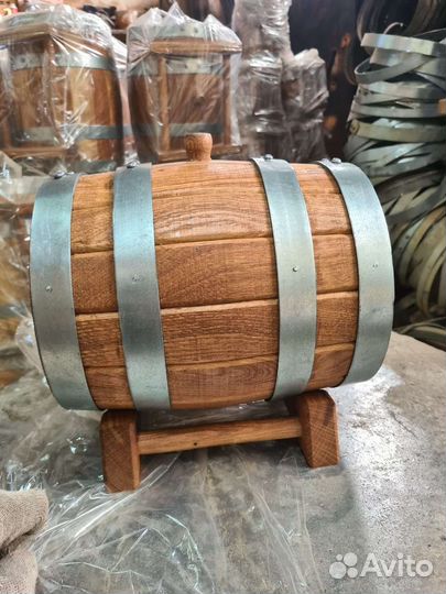 Бочка дубовая 5; 10; 15л. Апшеронский дуб