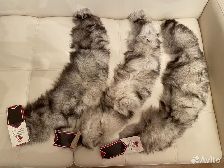 Шкурка животного. Воротники норка и песец