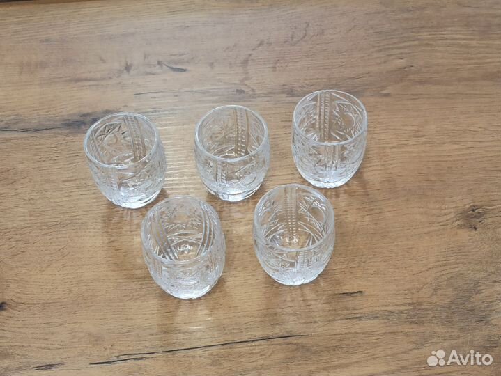 Хрустальные рюмки СССР