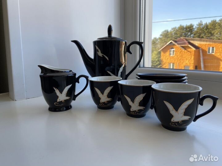 Кофейный, чайный сервиз 18 предметов