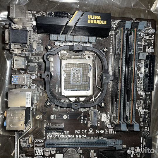 Продам материнскую плату gigabyte S1151 GA-Z170 HD