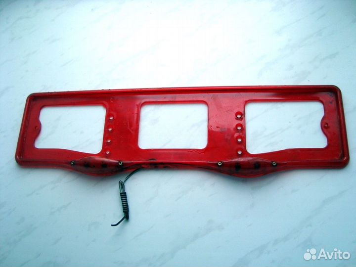 Рамка номерного знака на тягач, полуприцеп, прицеп