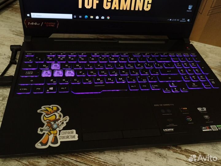 Геймер Asus TUF (144Hz/RTX3050Ti/16GB/i5-11400H)