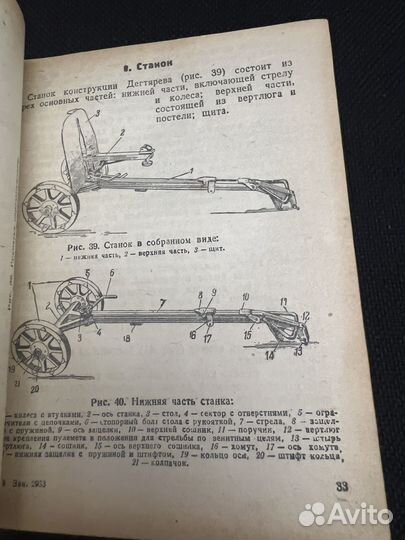 Книга мат часть пулемет Горюнова 1944 год