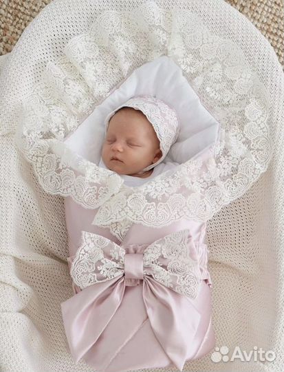 Детский конверт на выписку