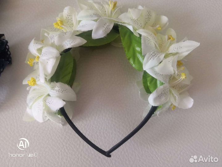 Резинки ручной работы и ободок