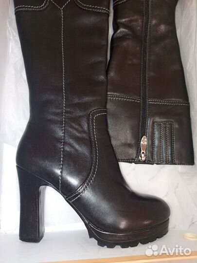 Сапоги женские зимние натуральная кожа 35 Lucca