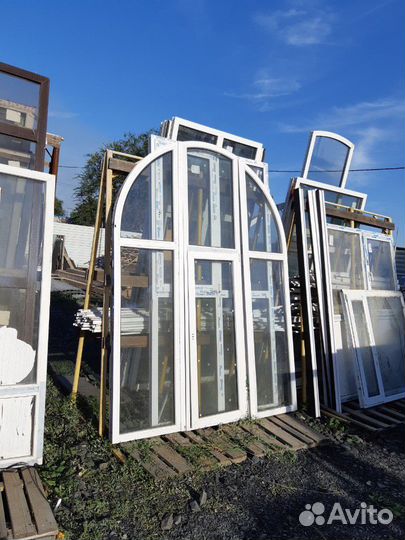 Окно бу арка 3324