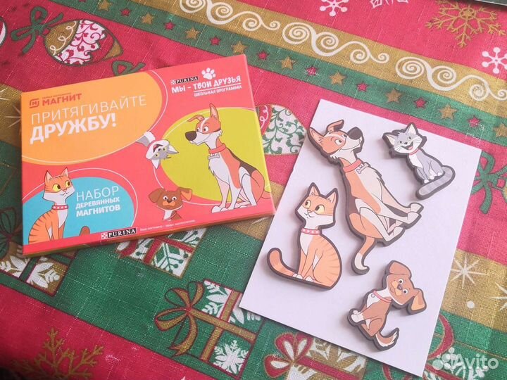 Деревянные магнитики