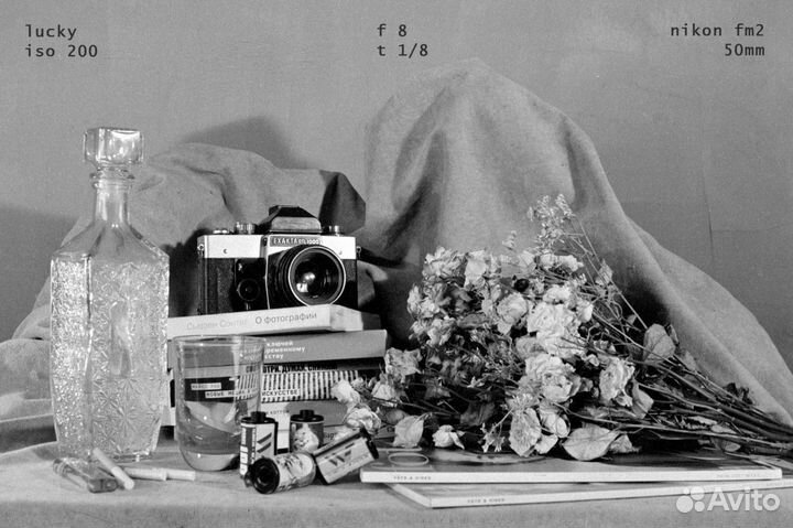 Ч/б плёнка lucky ISO 200