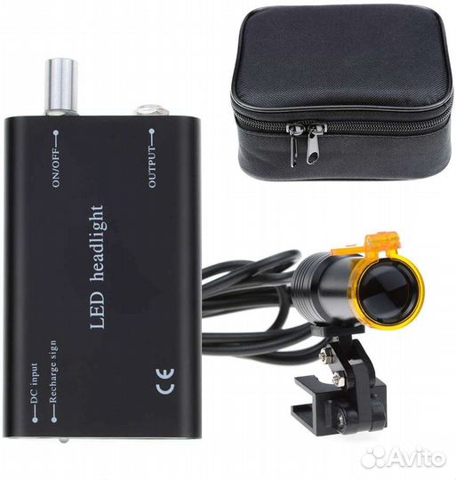 Бинокулярные очки с осветителем