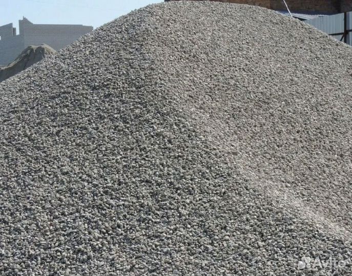 Щебень гравийный доставка