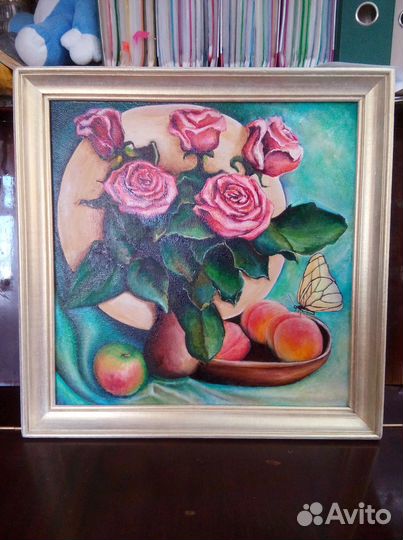 Картина масло холст натюрморт
