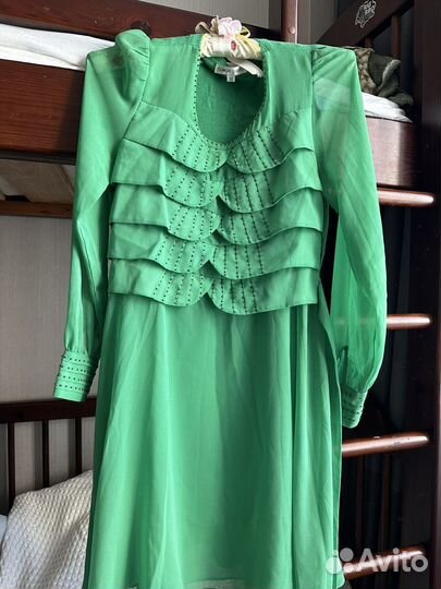 Платье 36 шелк