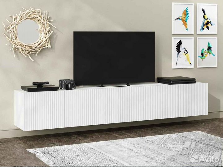 Тумба под тв комод с фрезеровкой IKEA мебель Икеа