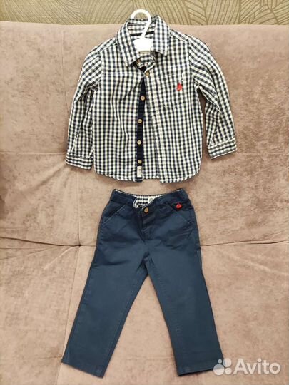 Комплект рубашка и брюки Mothercare