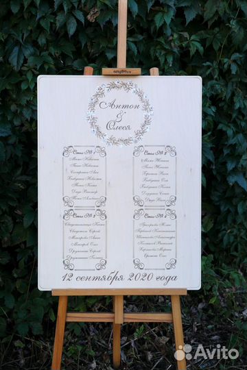 Мольберт в аренду для фотозоны, бенто фотозоны