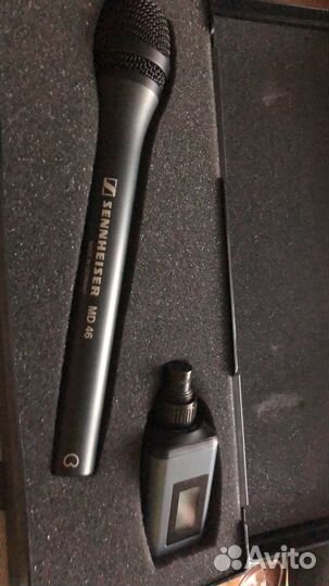Репортерский радио микрофон sennheiser MD-46