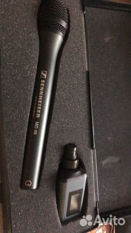 Репортерский радио микрофон sennheiser MD-46